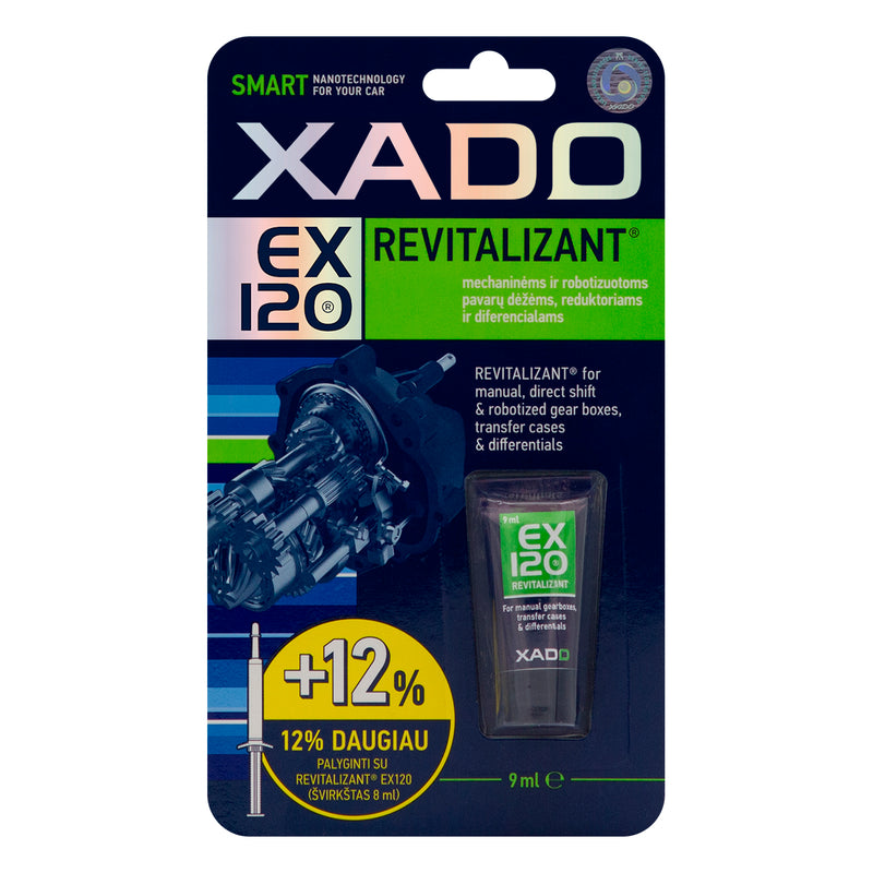 EX120 revitalizants ātrumkārbām un reduktoriem