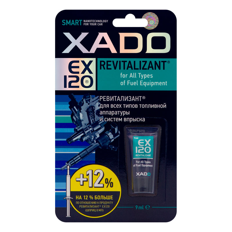 XADO EX120 revitalizants visu tipu degvielas iekārtām