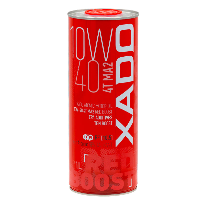 Motoreļļa XADO Atomic Oil 10W-40 4T MA2 RED BOOST