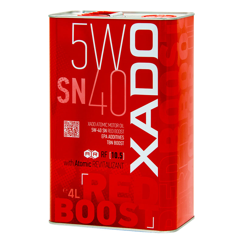 Dzinēja eļļa XADO Atomic Oil 5W-40 SN RED BOOST sintētiskā
