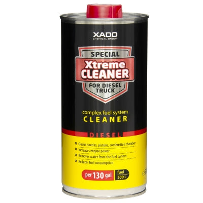 Kuro sistemos valiklis XADO Xtreme Complex Fuel System Cleaner for Diesel Truck