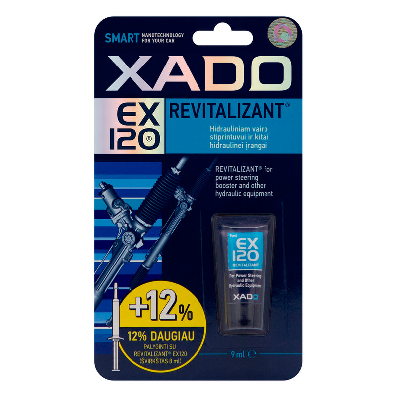 XADO EX120 revitalizants stūres pastiprinātājam un hidrauliskajām iekārtām