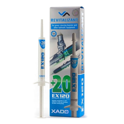 XADO EX120 revitalizants stūres pastiprinātājam un hidrauliskajām iekārtām
