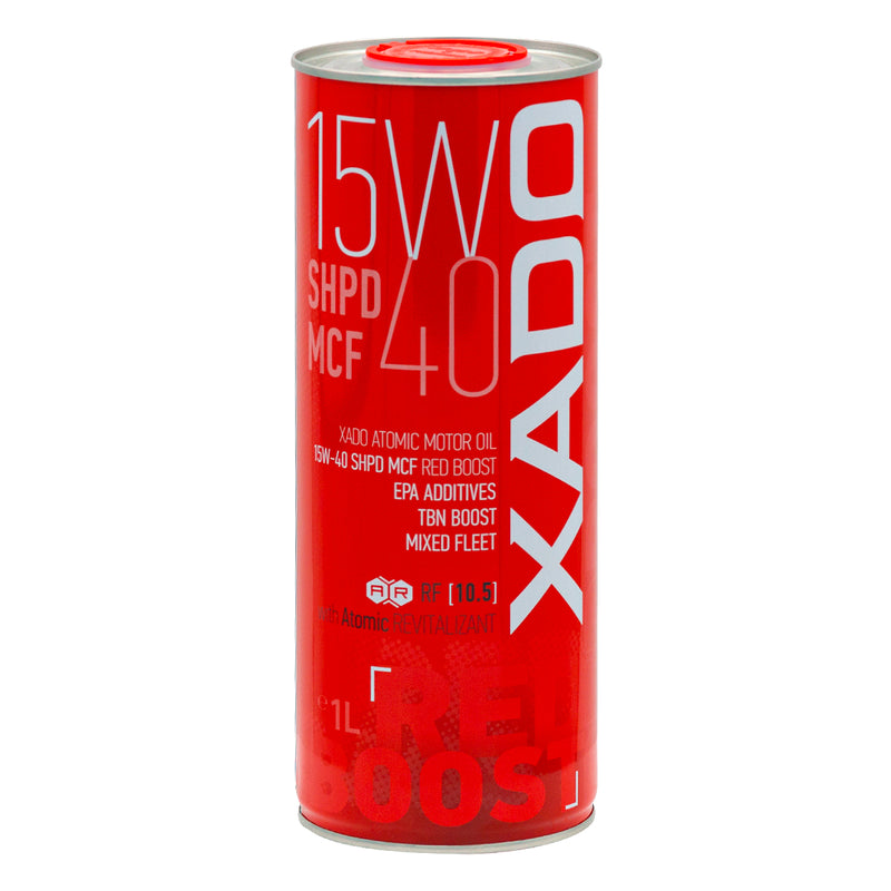 Variklio alyva XADO Atomic Oil 15W-40 SHPD MCF RED BOOST mineralinė