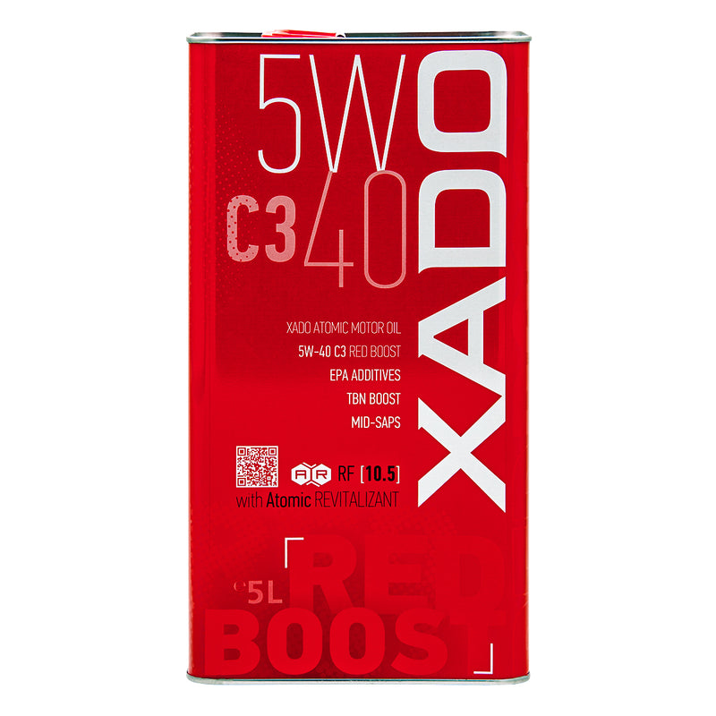 Variklio alyva XADO Atomic Oil 5W-40 C3 RED BOOST sintetinė