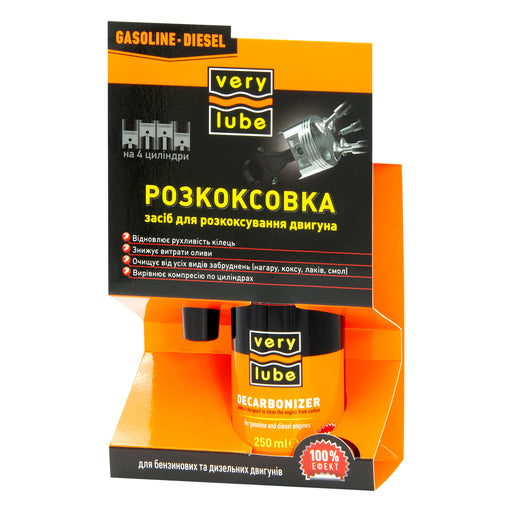 Variklio stūmoklinių žiedų dekarbonizavimas "ROZKOXOVKA" (benzinas, dyzelinas) VERYLUBE